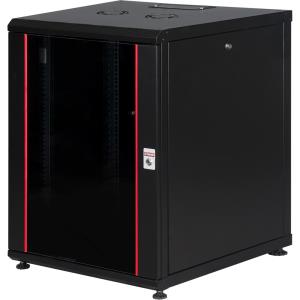 Lande PROline 300 Serisi Dikili Tip Kabinetler 600 * 800 – 16U – RAL 9005 Siyah